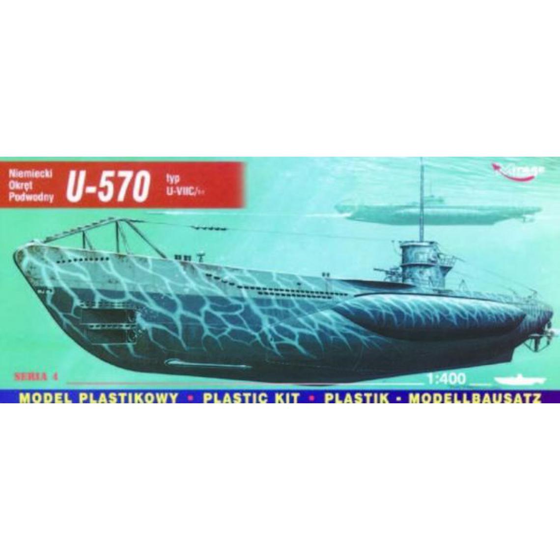 Mirage Hobby - Deutsches U-Boot U 570 Typ VII C Turm I- 1:400e - Mirage Hobby - Accessoires et pièces