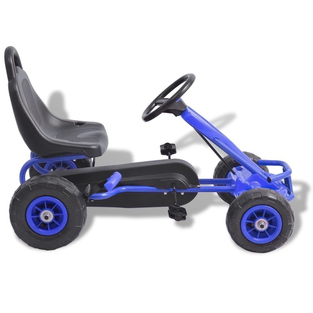 marque generique - Icaverne - Véhiciles à pédales et à traction categorie Kart à pédales avec pneus Bleu - Voitures