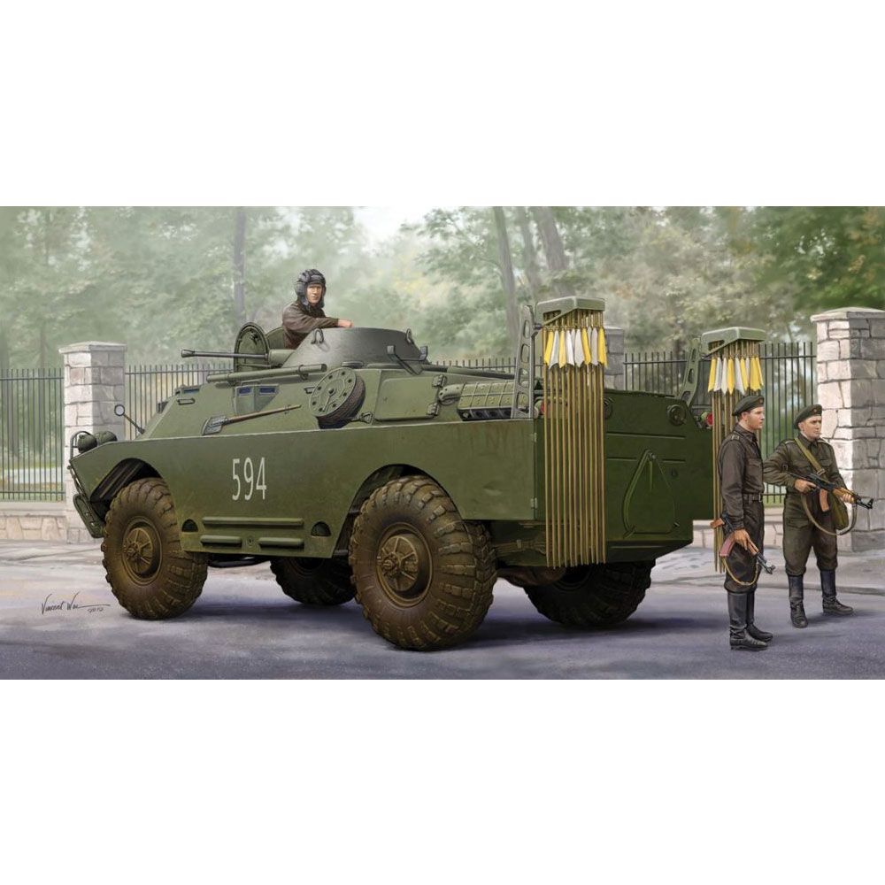 Trumpeter - Maquette Véhicule Militaire : Véhicule blindé soviétique BRDM-2 NBC - Voitures