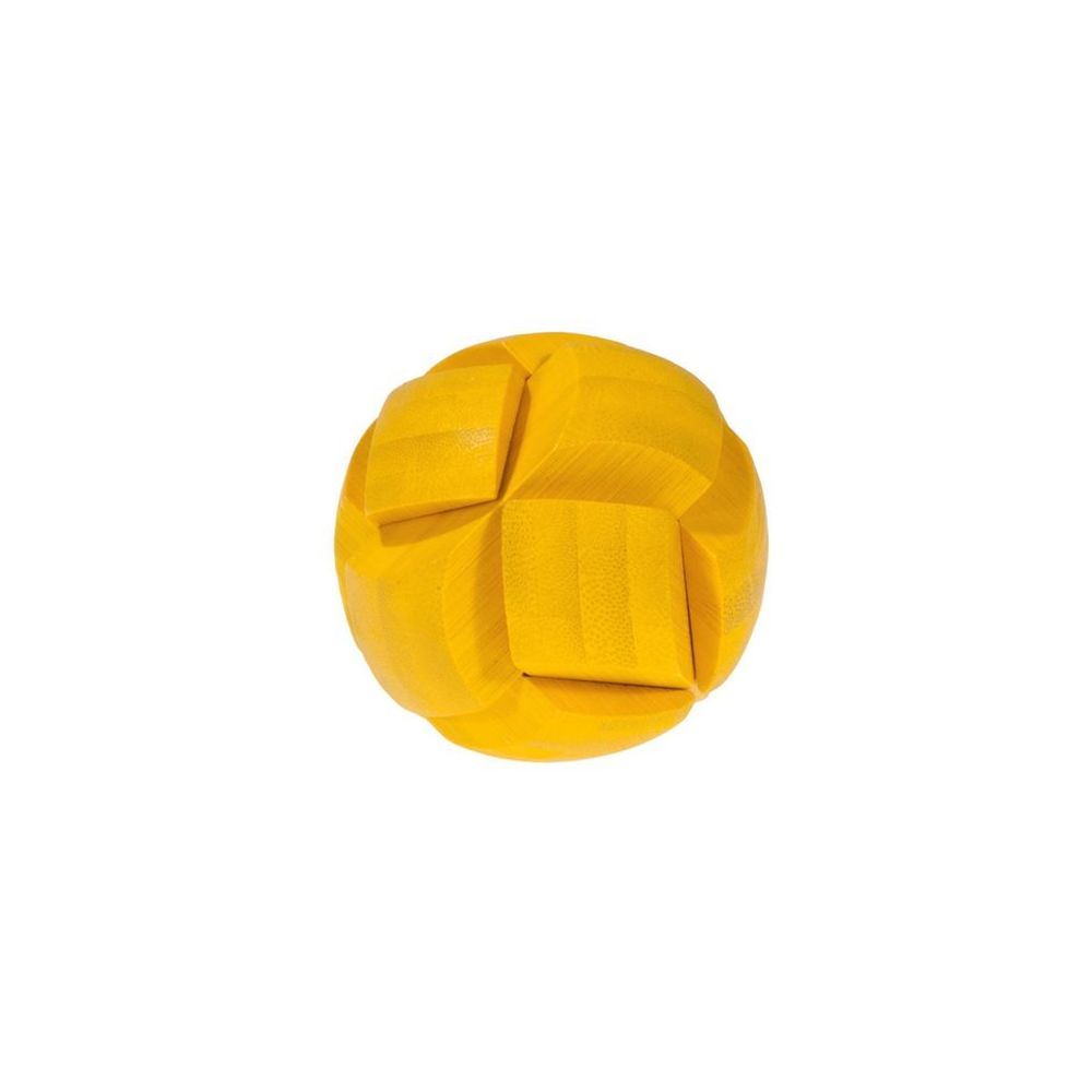 Fridolin - Casse-tête bambou ""Ballon jaune"" - Casse-tête