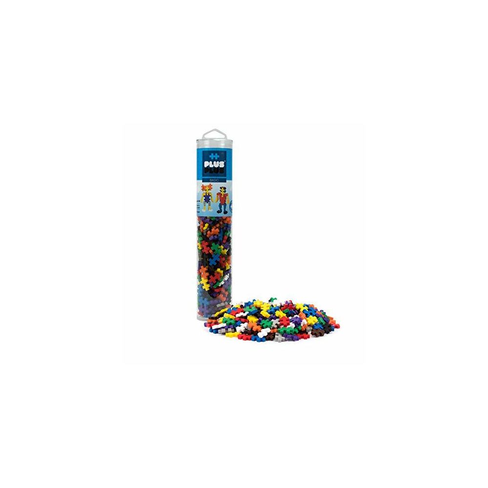 Plus Plus - PLUS PLUS - Open Play Tube - 240 Piece Basic Color Mix - Construction Building STEM | STEAM Toy Interlocking Mini Puzzle Blocks for Kids - Briques et blocs
