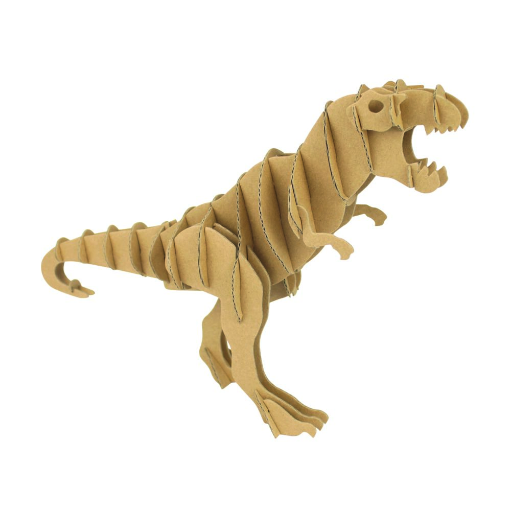 Megacrea - Maquette en carton Dinosaure Tyranosaure 28 x 18 x 7,5 cm - MegaCrea DIY - Accessoires maquettes