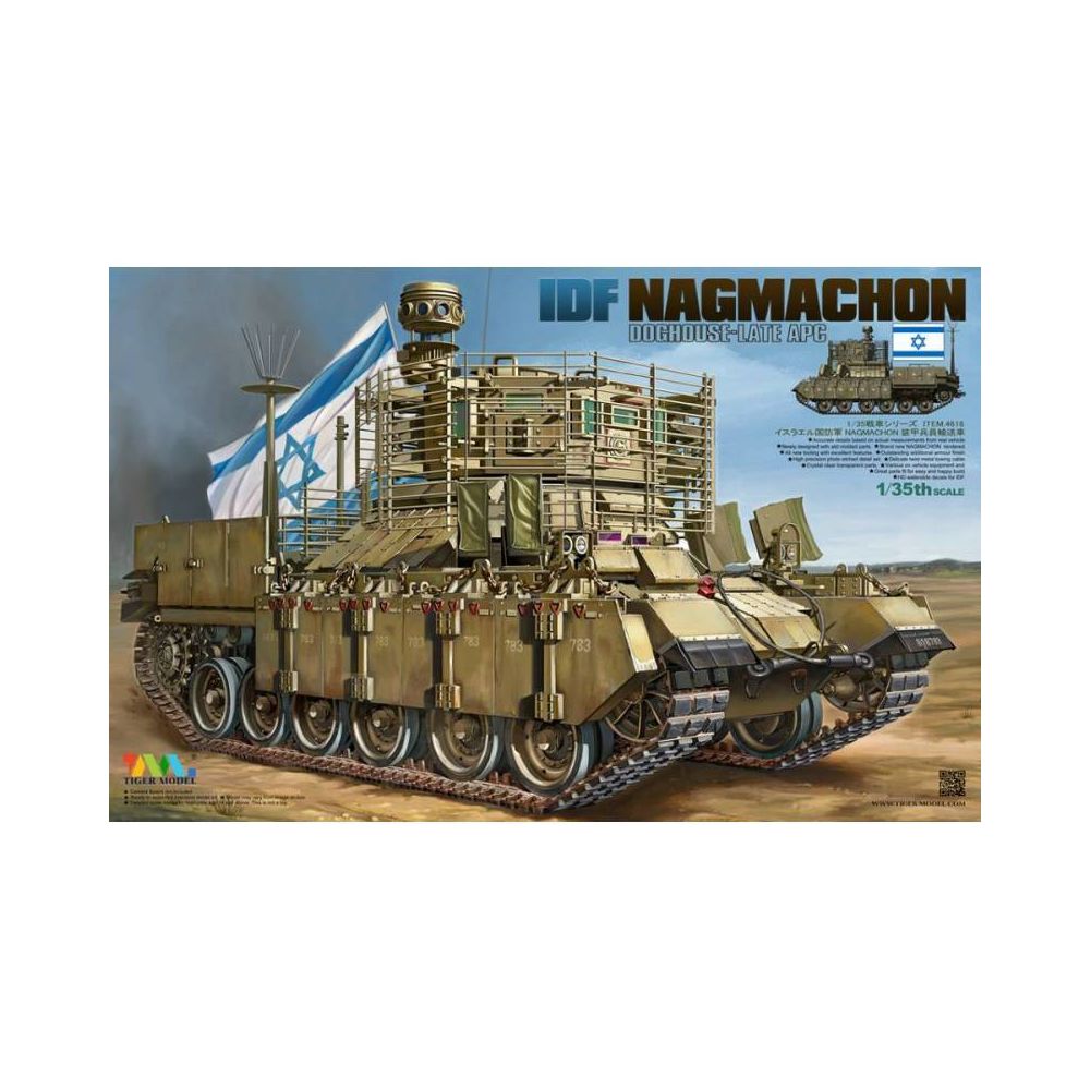 Tiger Model - Maquette Char Idf Nagmachon Doghouse-late Apc - Chars