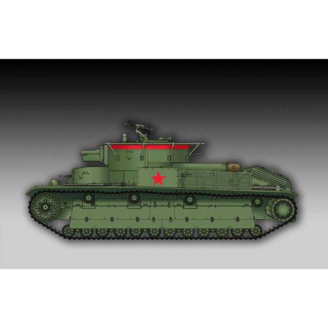 Trumpeter - Soviet T-28 Medium Tank (Welded) - 1:72e - Trumpeter - Accessoires et pièces