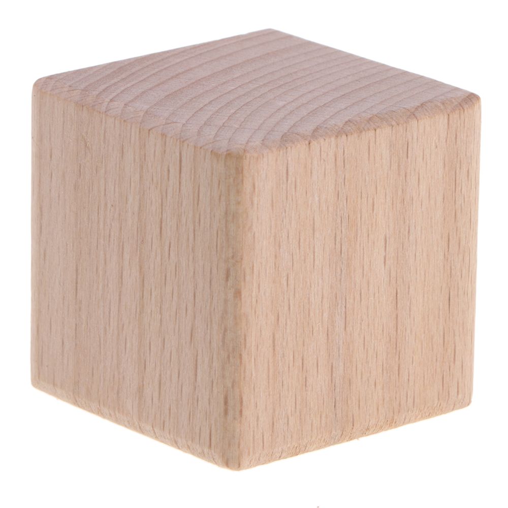 marque generique - Carrés de blocs de bois solides solides - Jeux éducatifs