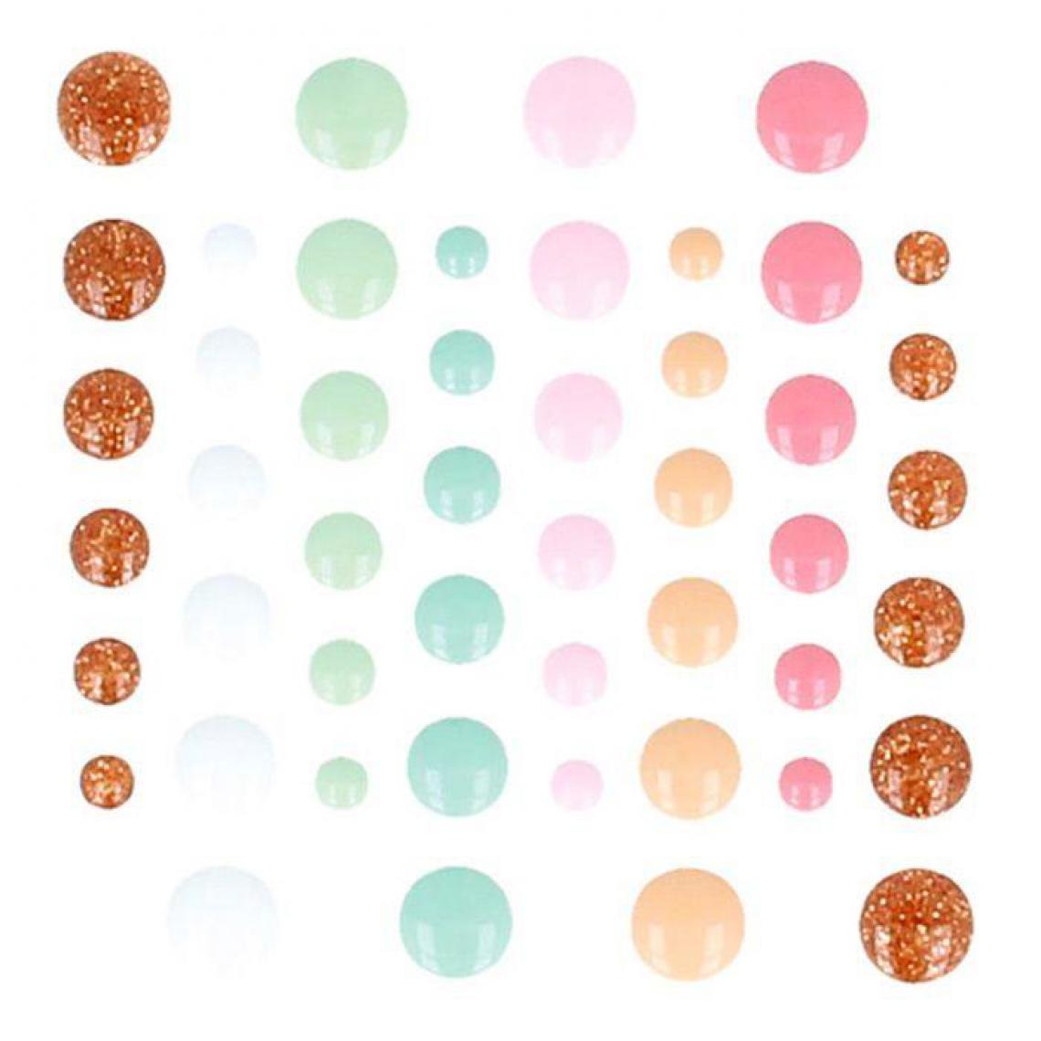 Artemio - 64 gouttes en émail - Multicolore - Perles