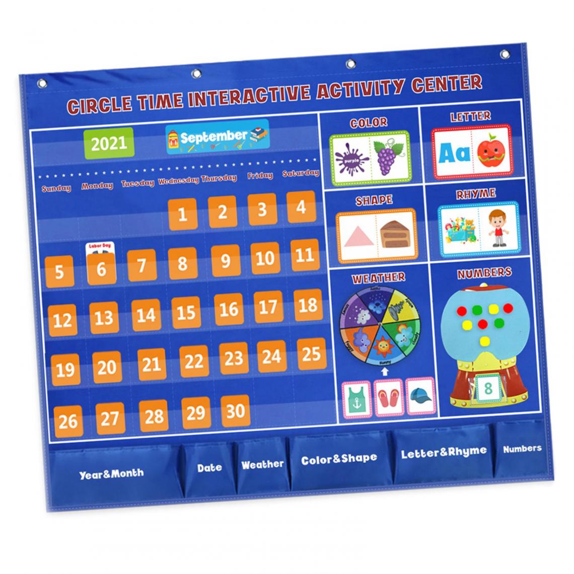 marque generique - tableau de poche de fournitures de calendrier de classe - Jeux éducatifs