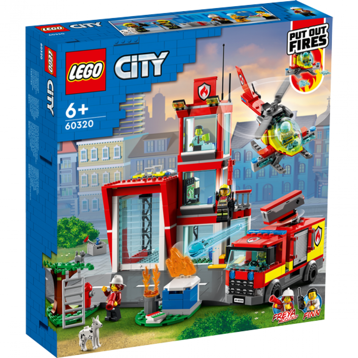 Ludendo - La caserne des pompiers LEGO City 60320 - Briques et blocs