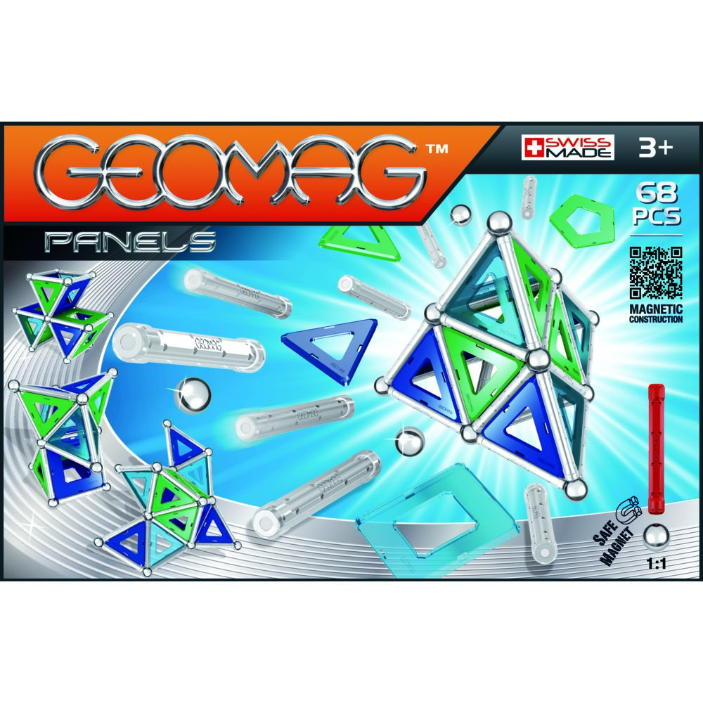 Geomag - Coffret panels - 68 pièces - GMP01 - Magnétiques