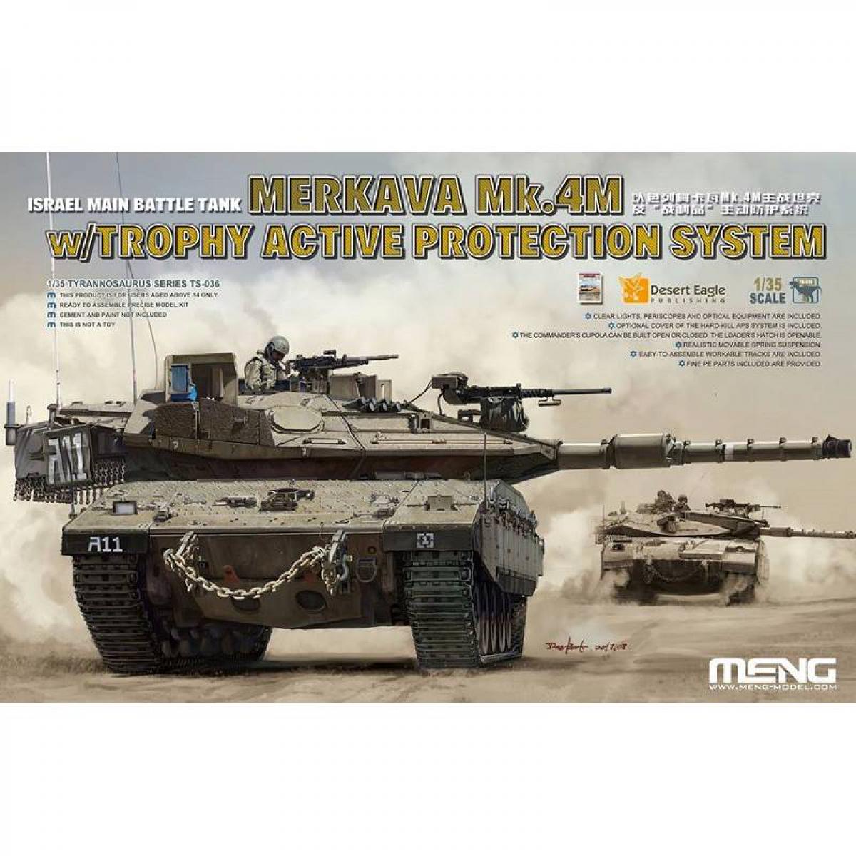 Meng - Maquette Char Merkava Mk.4m W/trophy Active Protection System - Chars