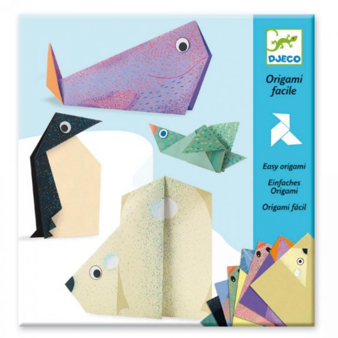 Djeco - Origami les animaux polaires - Dessin et peinture