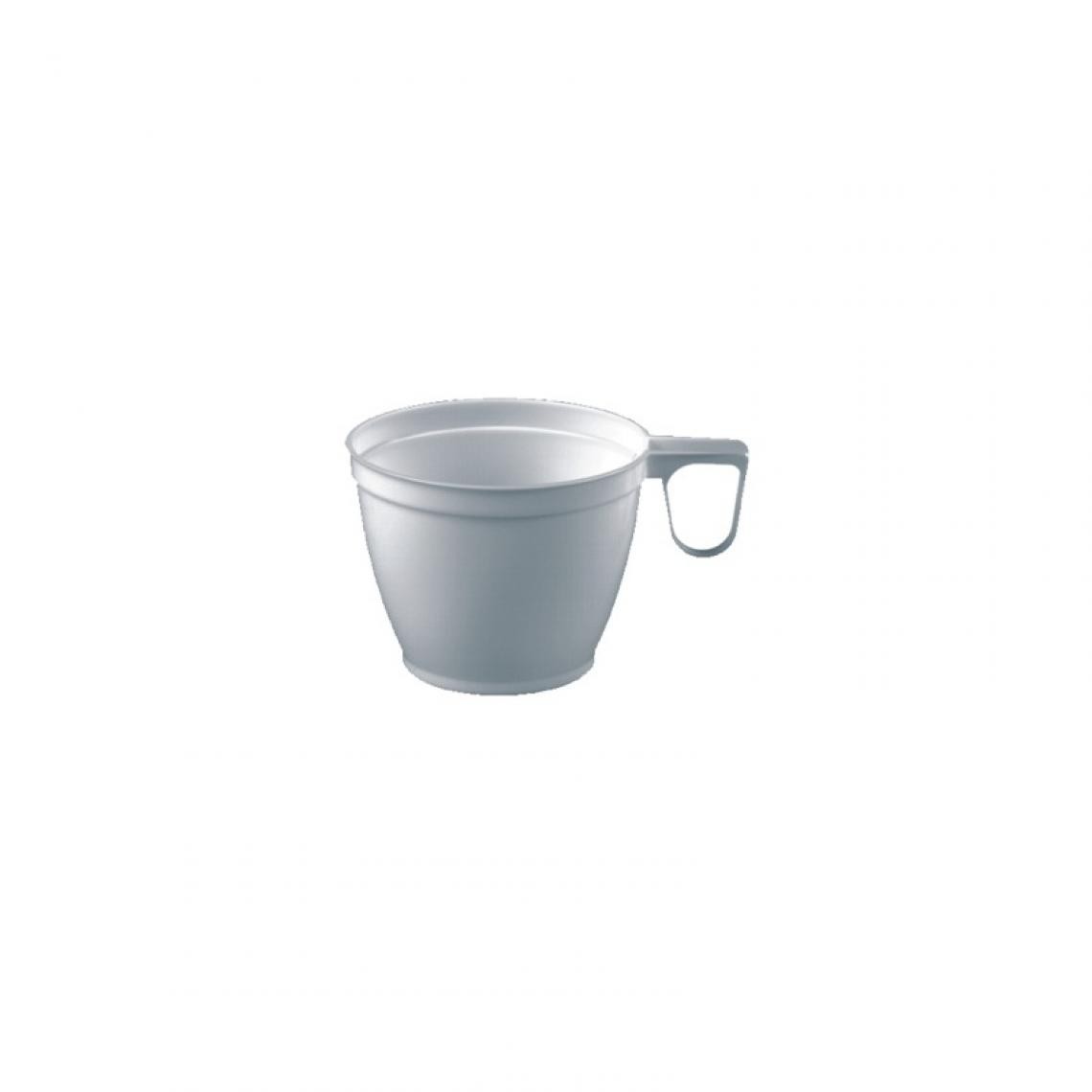 Starpak - STARPAK Tasse de café en plastique, avec poignée, blanc () - Cuisine et ménage