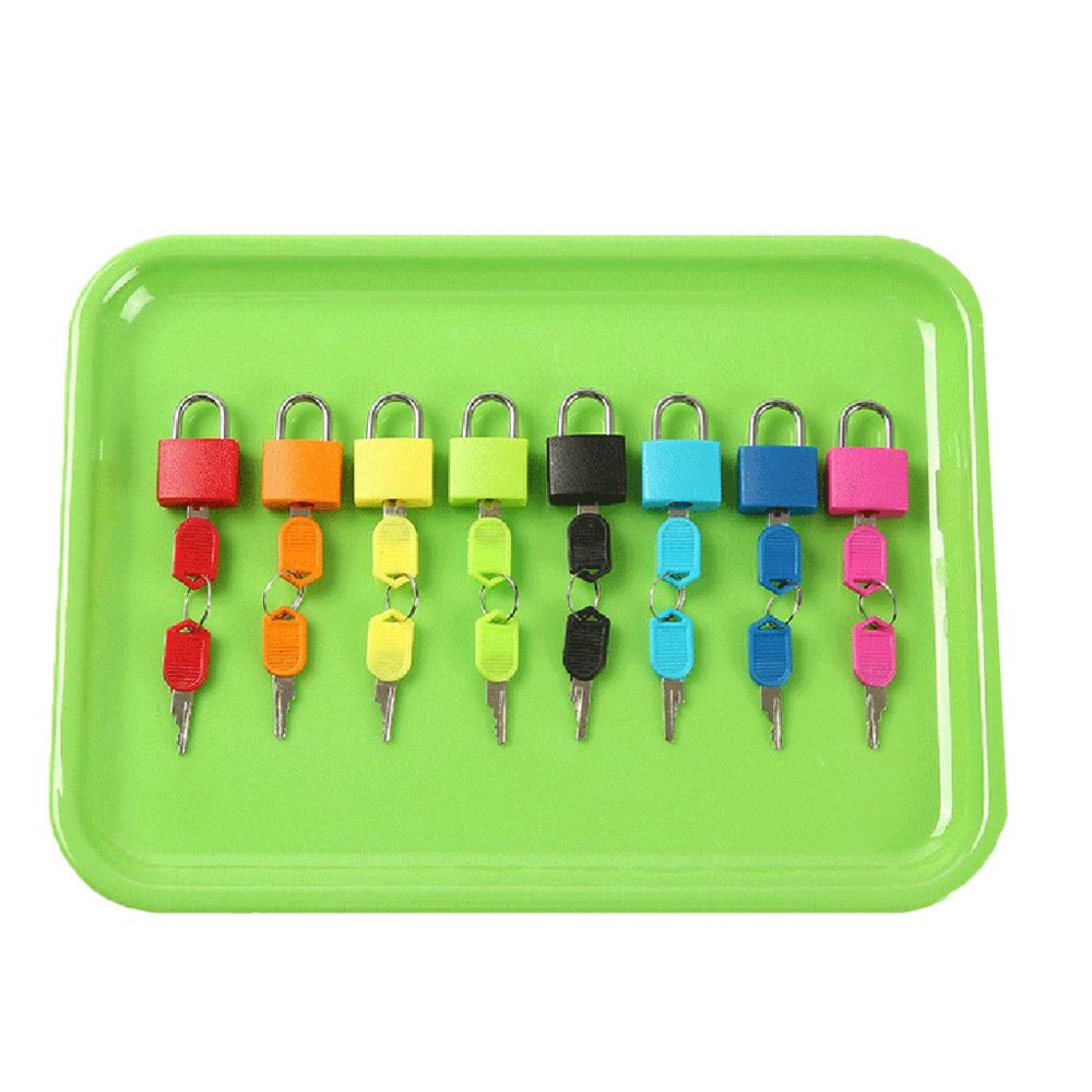 marque generique - Serrures à clés colorée avec clés jouet sensoriel - Jeux éducatifs