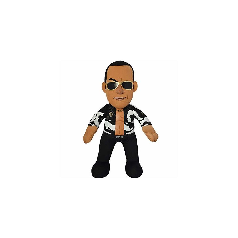 Bleacher Creatures - Bleacher Creatures WWE Old School The Rock 10"" Plush Figure - A Wrestling Legend for Play or Display - Carte à collectionner
