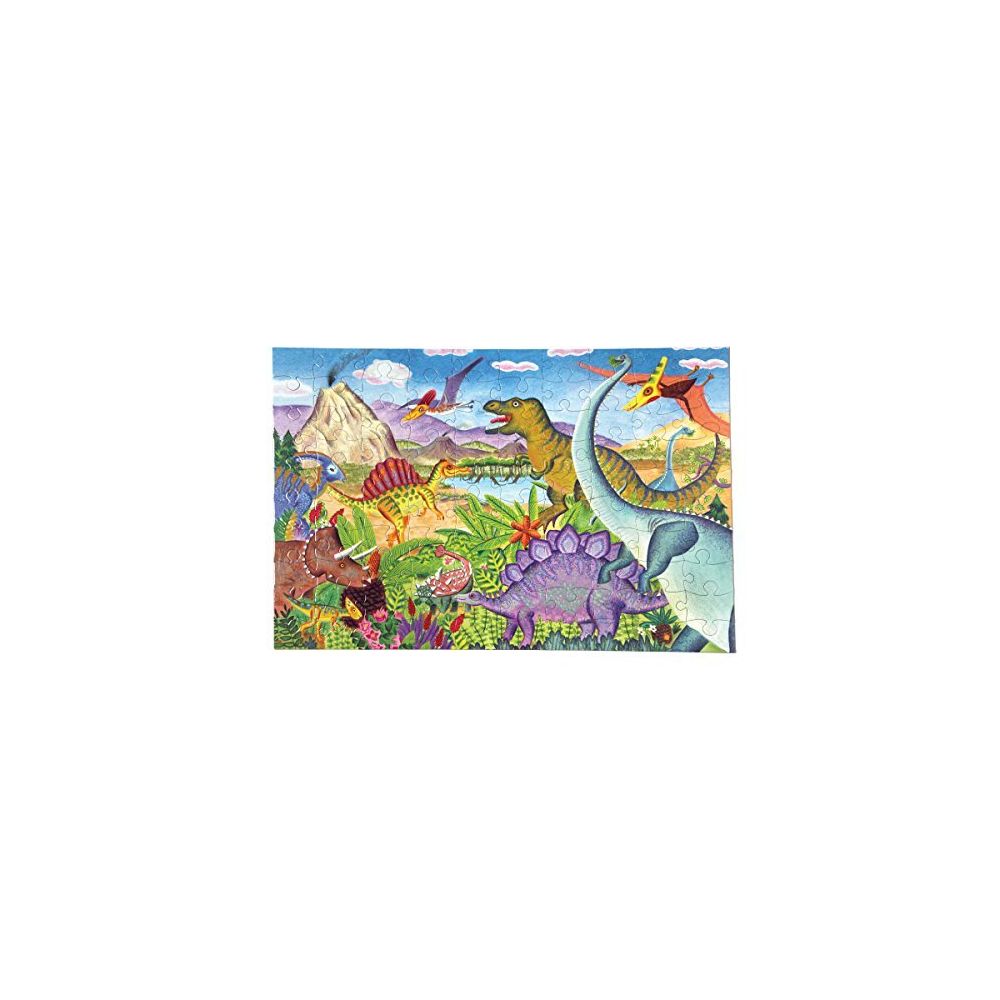 Eeboo - eeBoo Age of The Dinosaur Puzzle for Kids 100 Pieces - Accessoires Puzzles