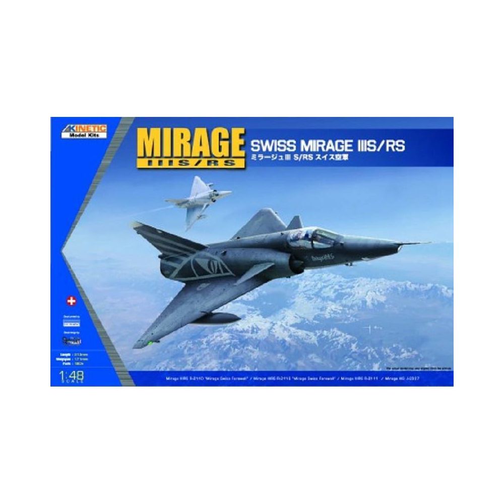 Kinetic - Maquette Avion Swiss Mirage Iiis/rs - Avions