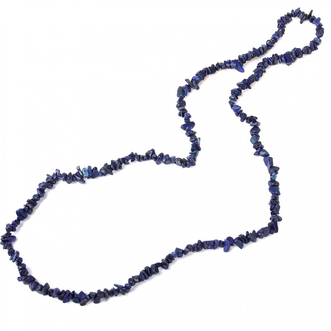 marque generique - Perles de Pierres Précieuses de Forme Libre avec Puce Lapis Lazuli 4-9 Mm - Perles