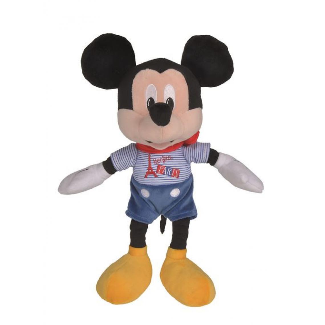 Disney Montres - Personnage en peluche Disney Mickey et Minnie Paris 25 cm Modèle aléatoire - Héros et personnages
