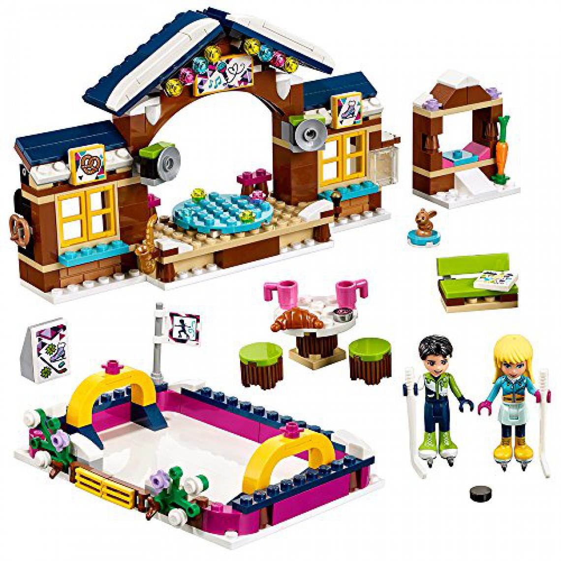Lego - LEgO Friends Snow Resort Patinoire 41322 Kit de construction (307 pièces) - Briques et blocs