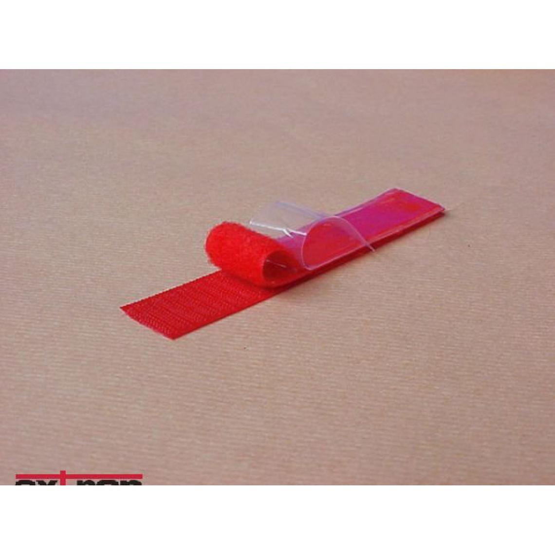 Extron - Bande velcro rouge / 25mm (emb.:250mm) - Extron - Accessoires et pièces