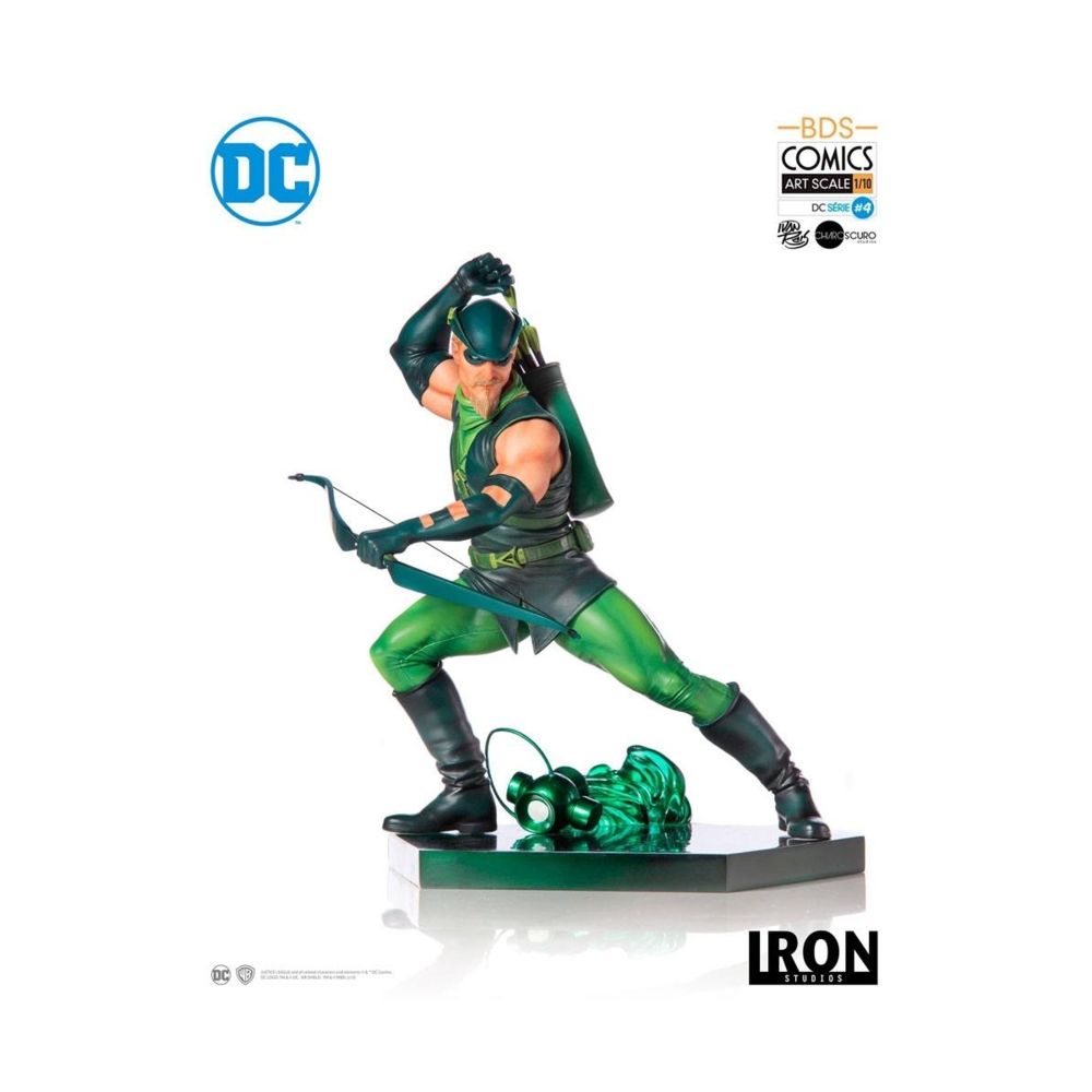 Iron Studio - DC Comics - Statuette 1/10 BDS Art Scale Green Arrow by Ivan Reis 17 cm - Films et séries