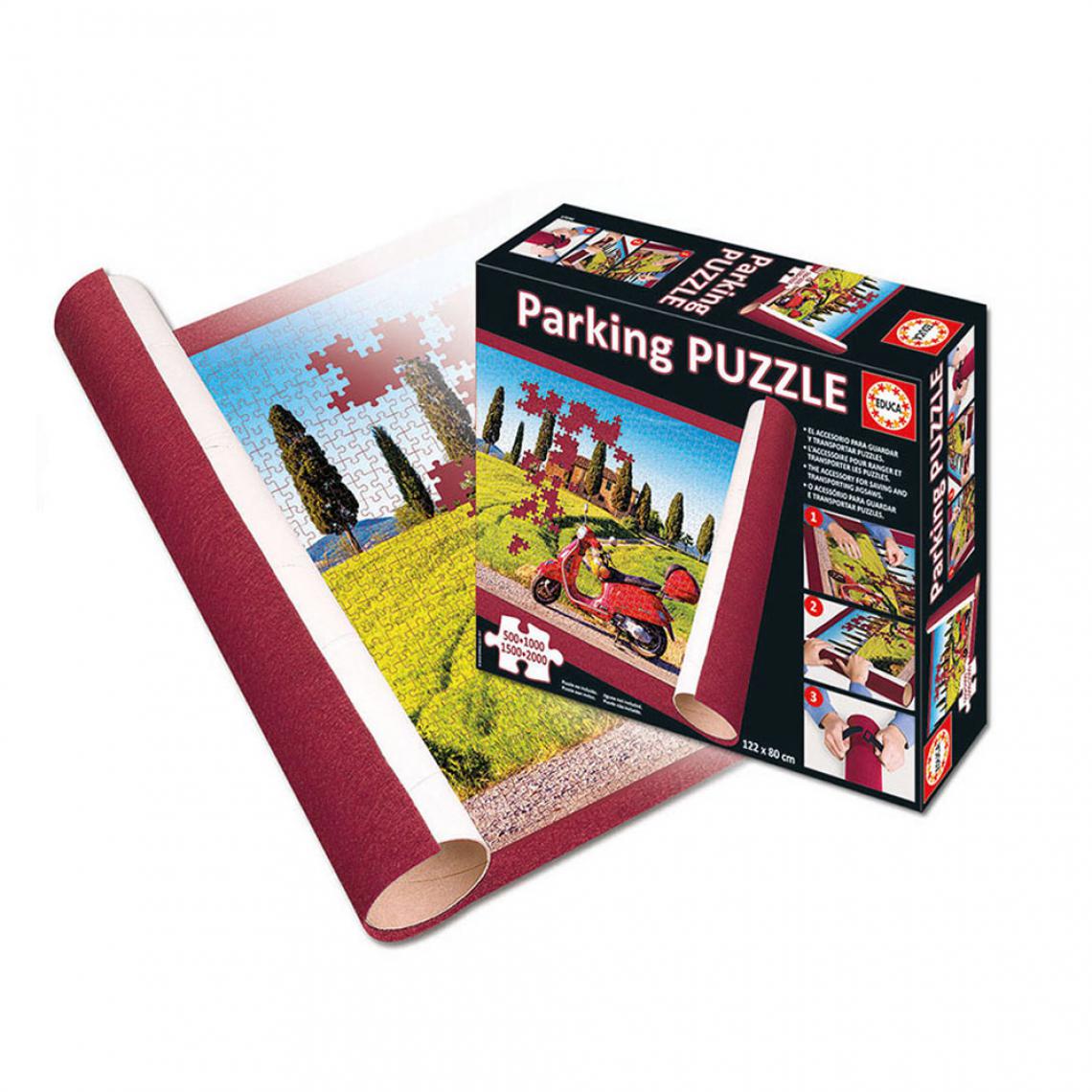 Educa - Tapis de puzzle 500 à 2000 pièces : Parking puzzle - Accessoires Puzzles