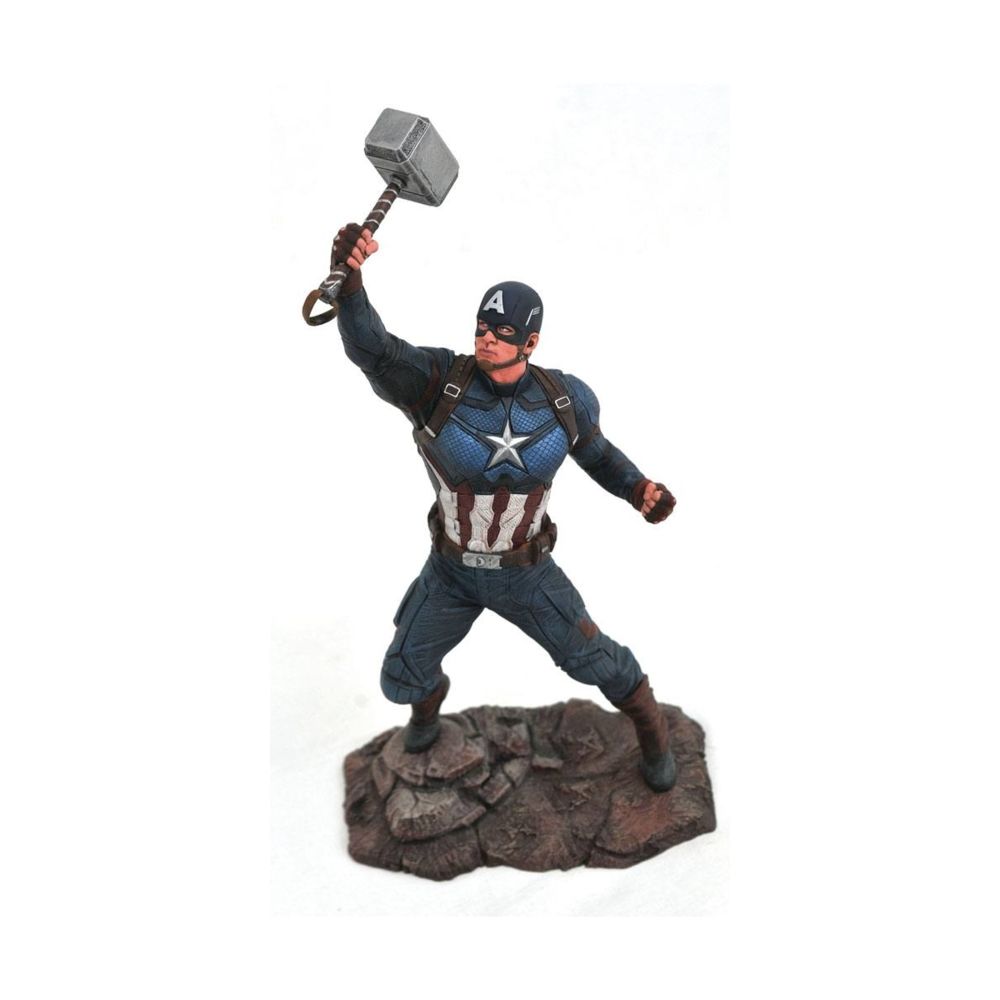 Diamond Select Toys - Marvel Avengers Endgame - Statuette Gallery Captain America 23 cm - Films et séries