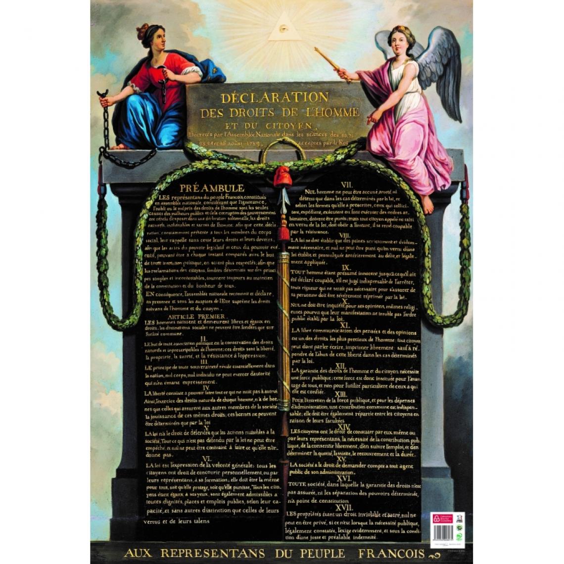 Ac-Deco - Poster pédagogique - Droits de l'Homme - 52 x 76 cm - Jeux d'adresse