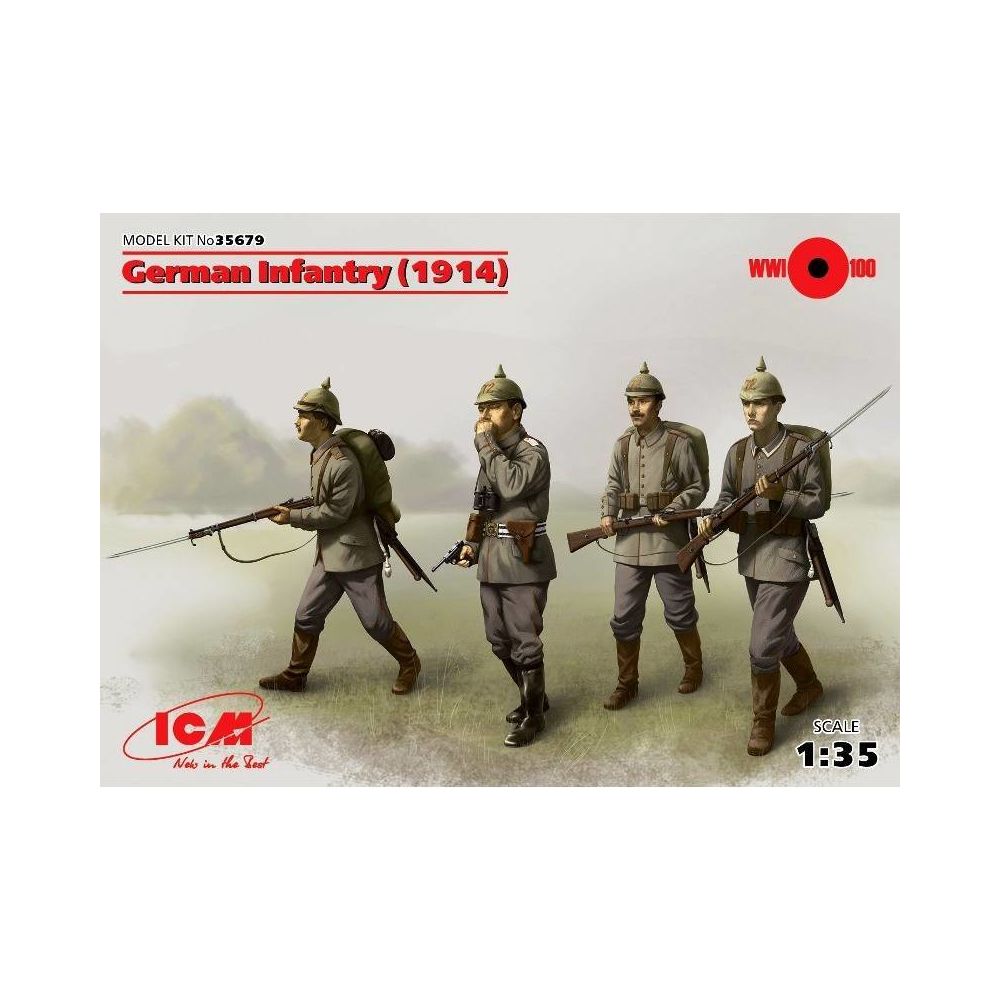 Icm - Figurine Mignature German Infantry (1914) - Figurines militaires