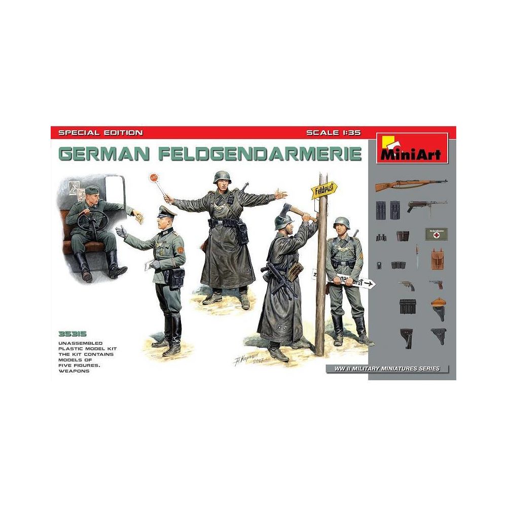 Mini Art - Figurine Mignature German Feldgendarmerie. Special Edition - Figurines militaires