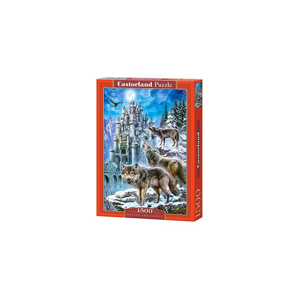 Castorland - Castorland Wolves & Castle Puzzle (1500 Piece) - Accessoires Puzzles