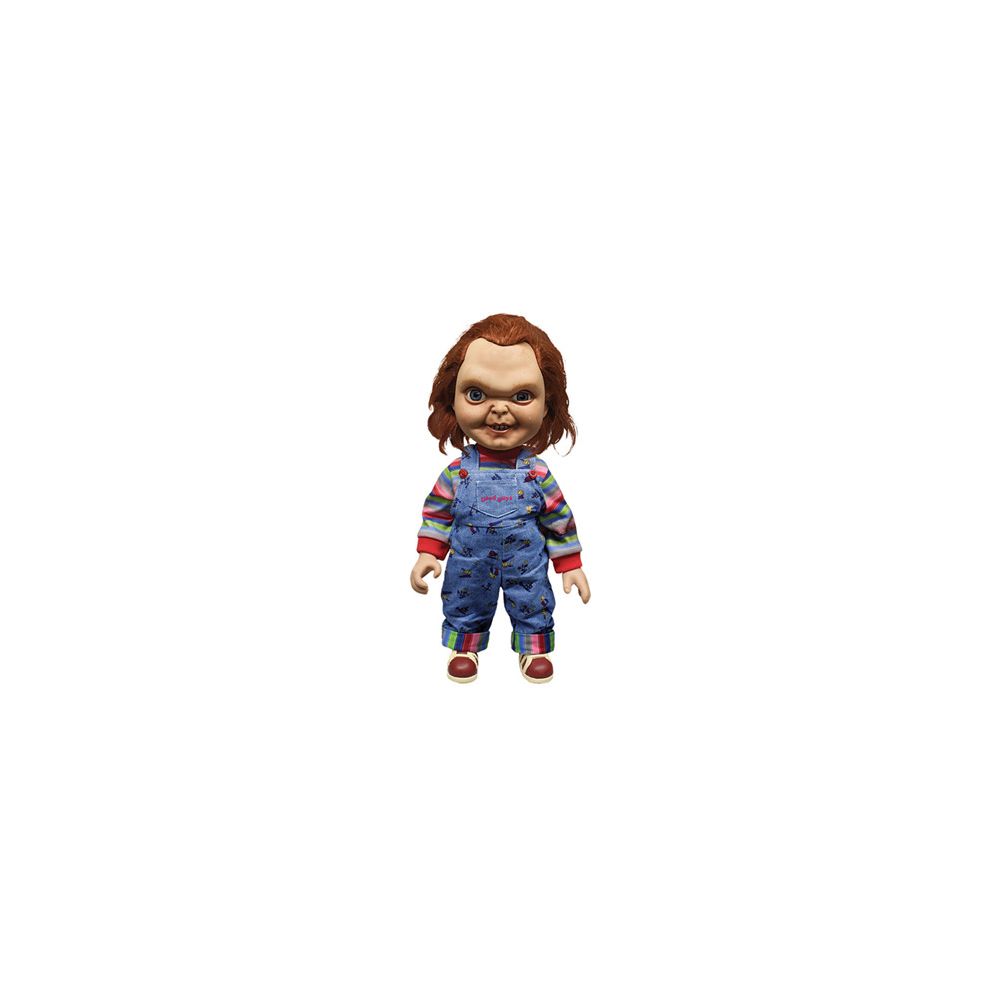 Mezco - Peluche - Chucky Jeu d'enfant poupée sonore Sneering Chucky 38 cm - Héros et personnages