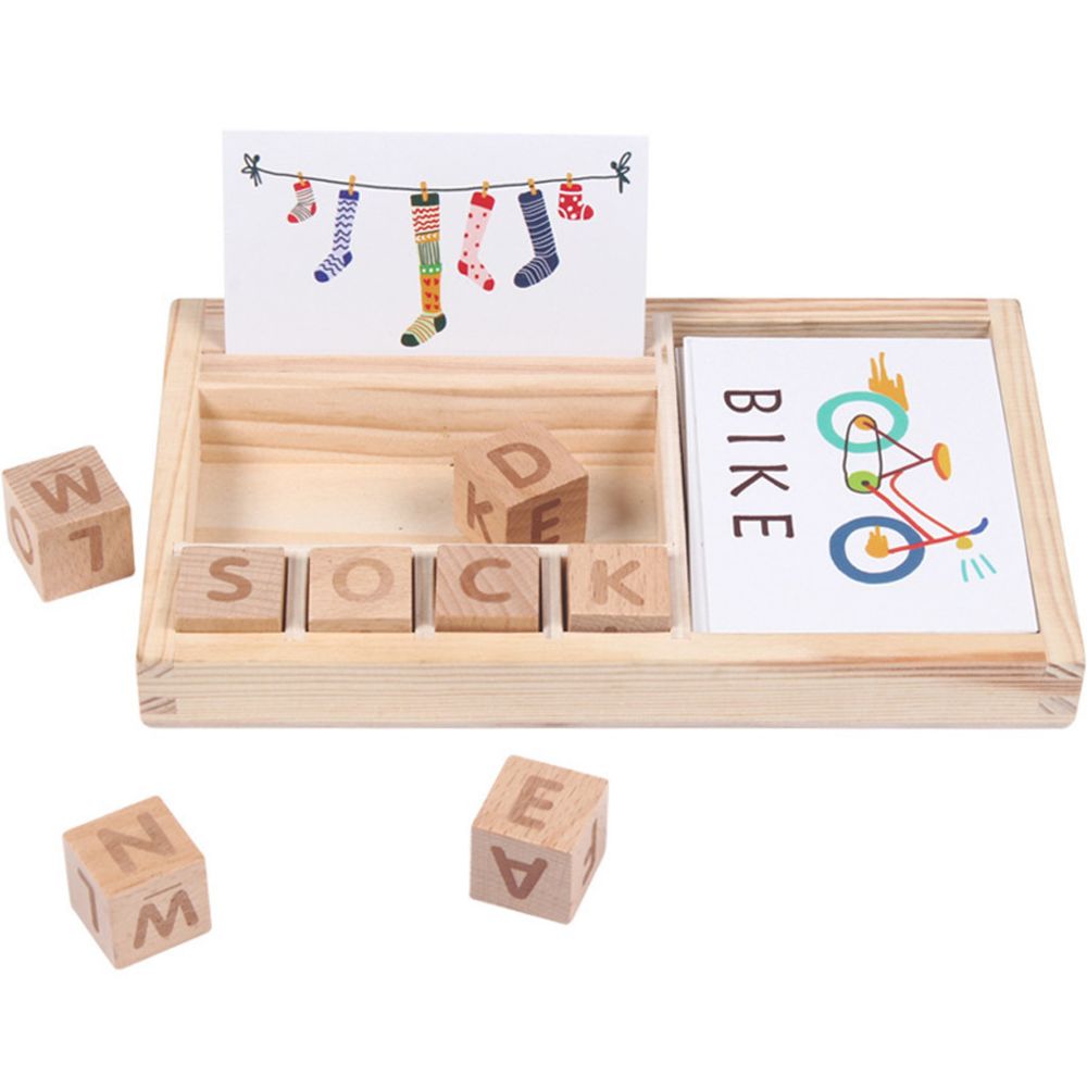 Generic - Lettres anglaises Puzzle jouets éducatifs assortis Alphabet Spelling Jeux Jouets - Poupées