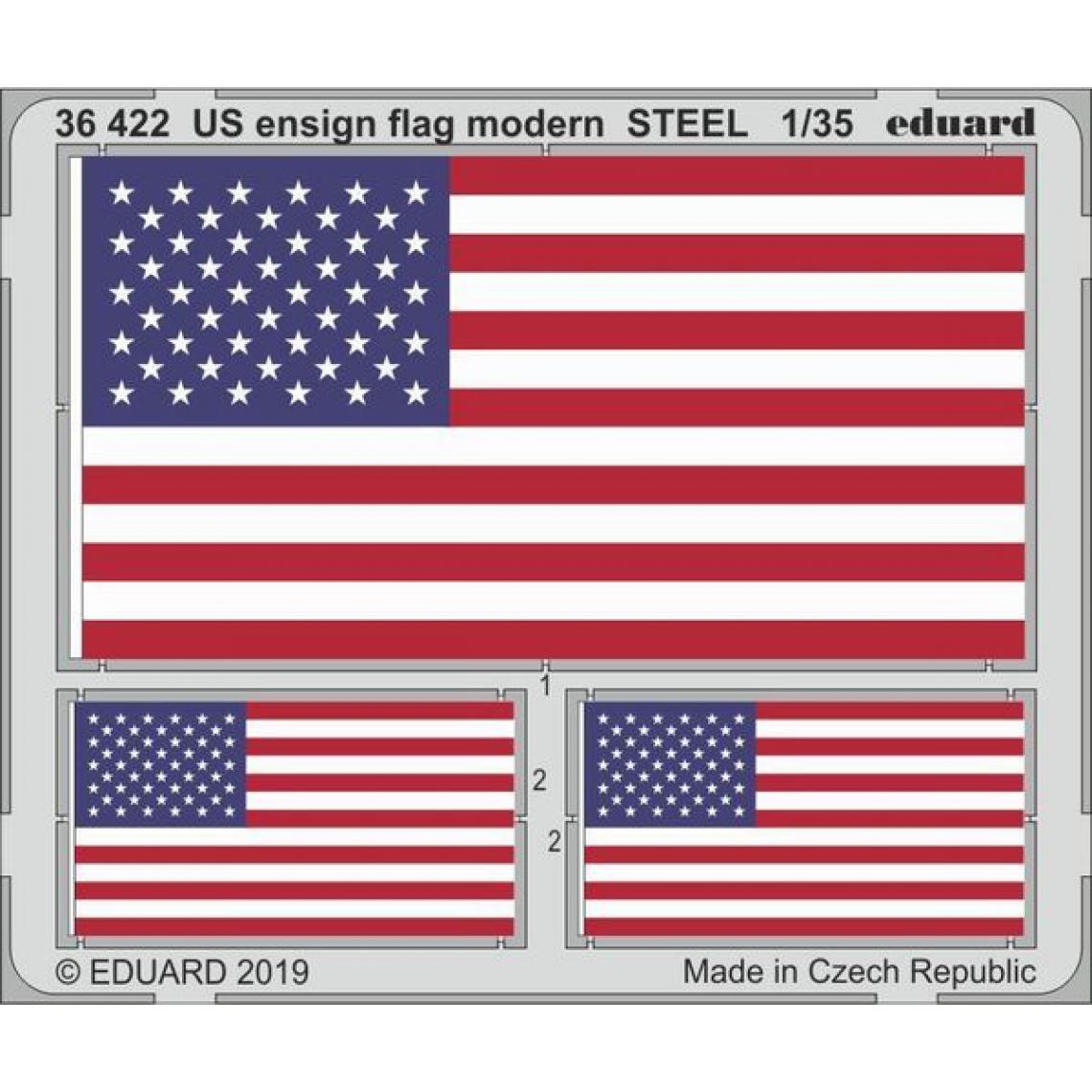 Eduard - US ensign flag modern STEEL - 1:35e - Eduard Accessories - Accessoires et pièces