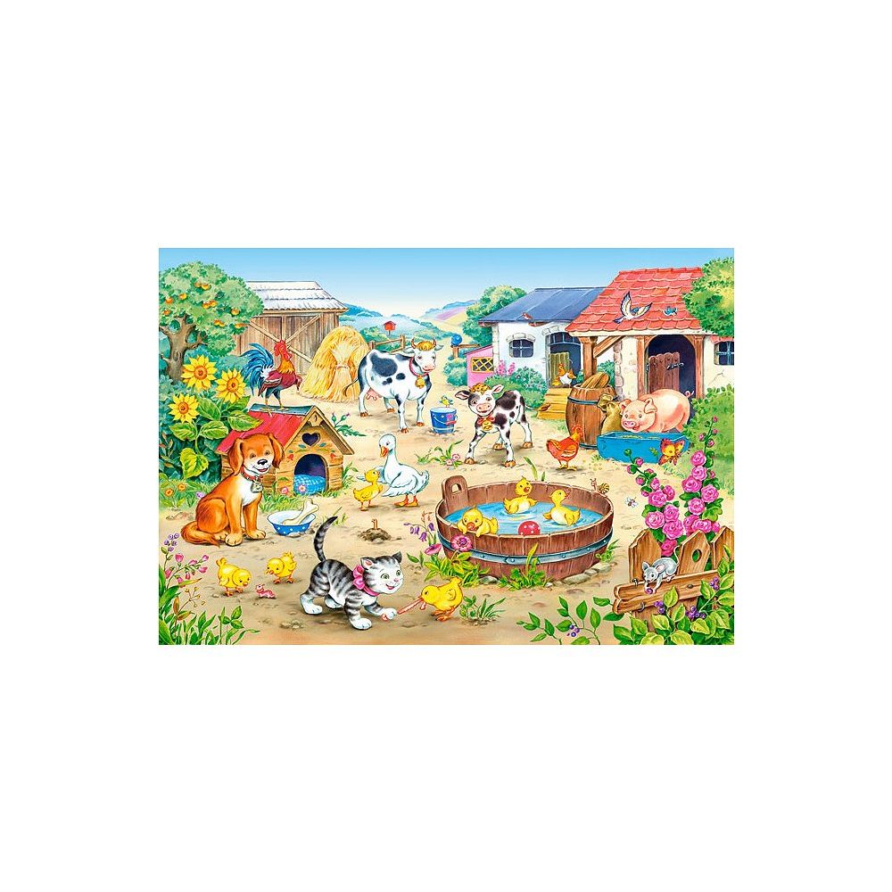 Castorland - Puzzle 60 pièces : Les animaux de la ferme - Animaux