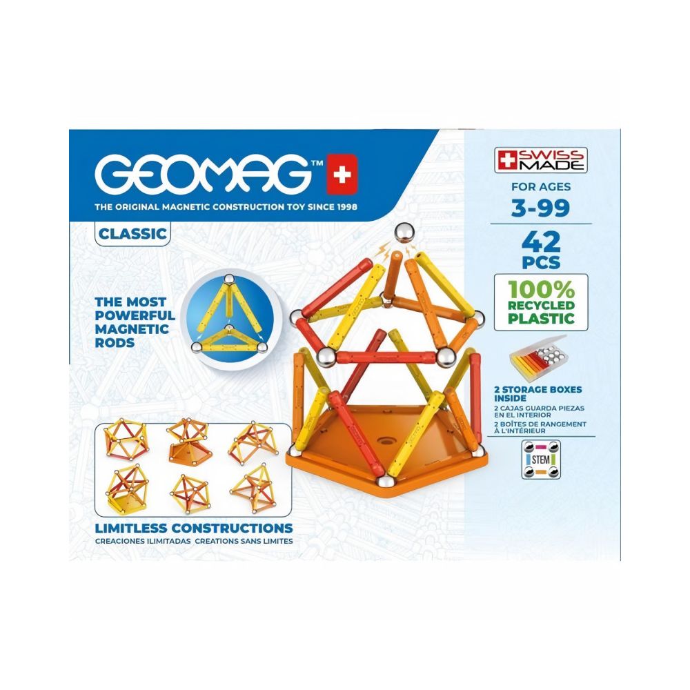 Giochi Preziosi - Geomag EcoFriendly 42pcs Color - Briques et blocs