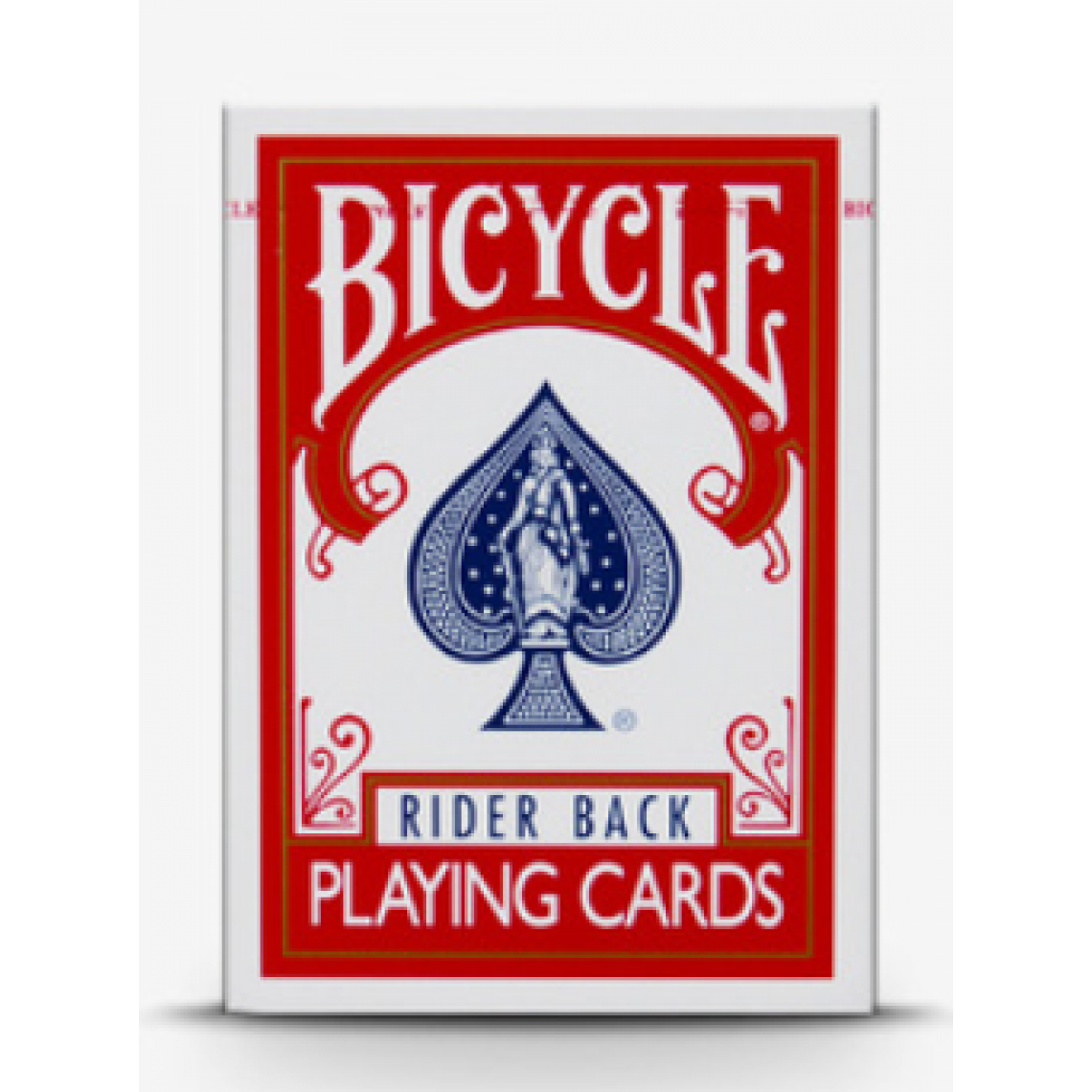 Universal - 1 bicyclette, double rouge, pas de visage, cartes à jouer, accessoires spéciaux, fermeture, trucs magiques, magiciens.(Rouge) - Jeux de cartes