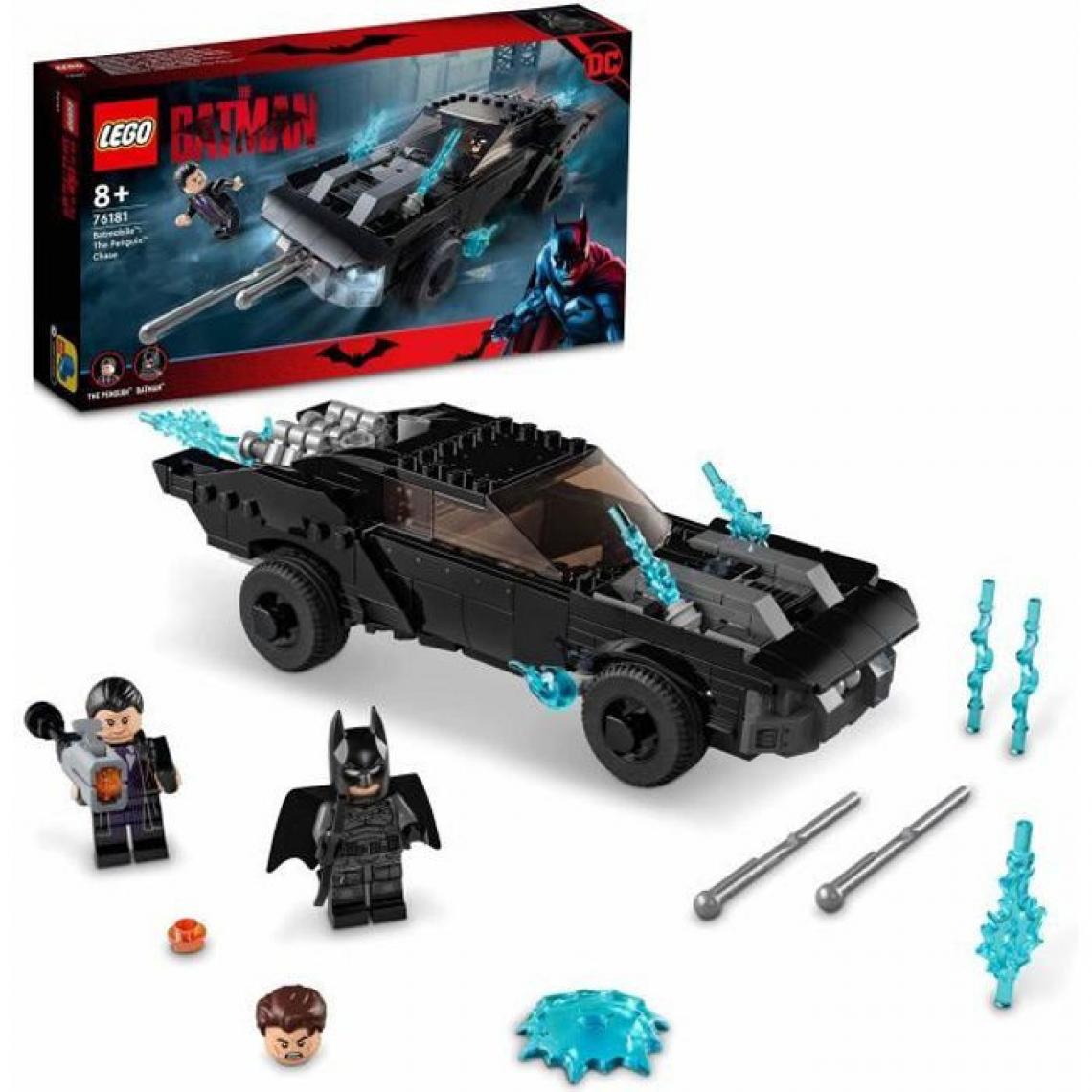 Lego - LEGO 76181 DC Batman Batmobile : a La Poursuite du Pingouin, Voiture Jouet, Idée Cadeau pour Enfants des 8 ans - Briques Lego