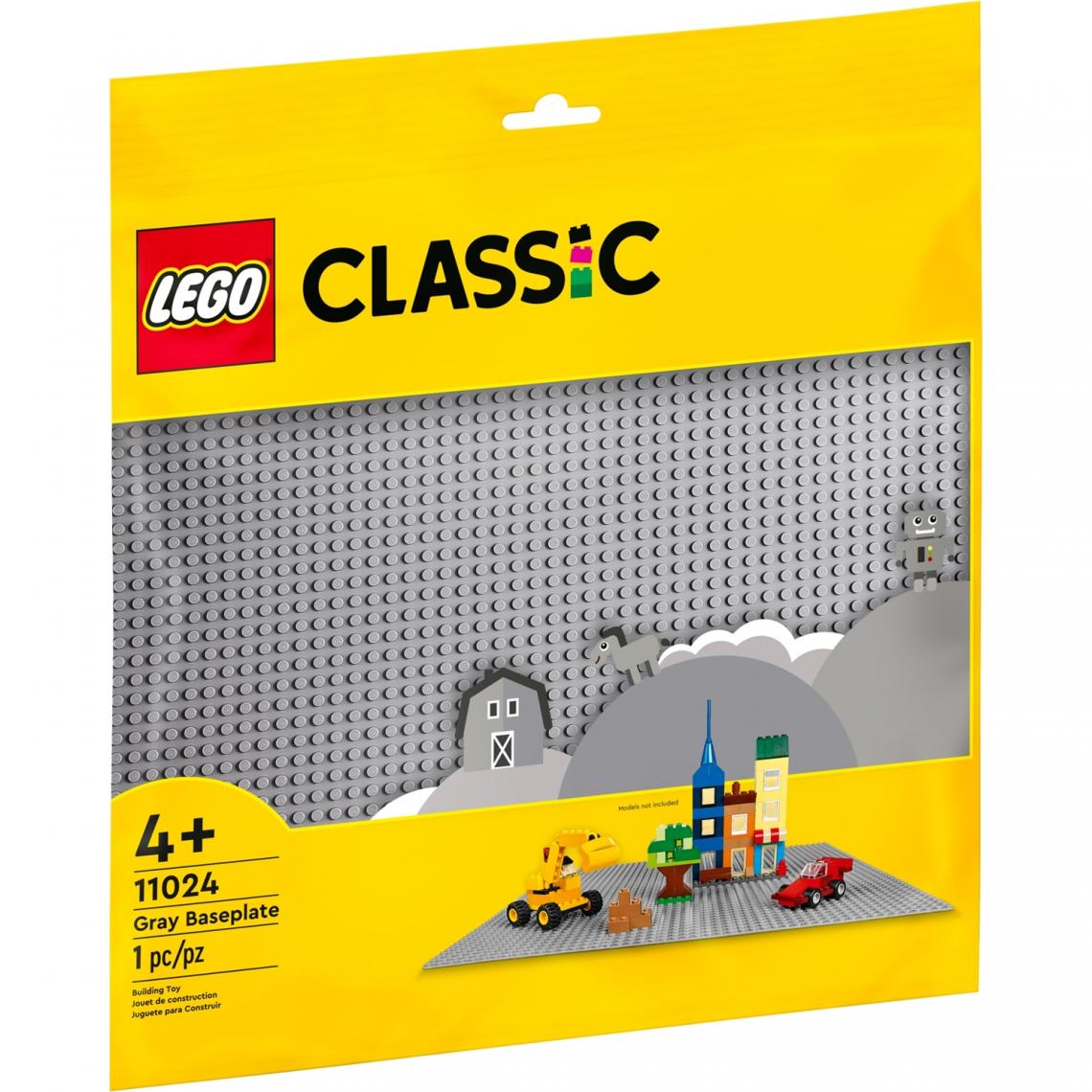 Lego - Lego 11024 - Classic La plaque de construction gris - Briques Lego
