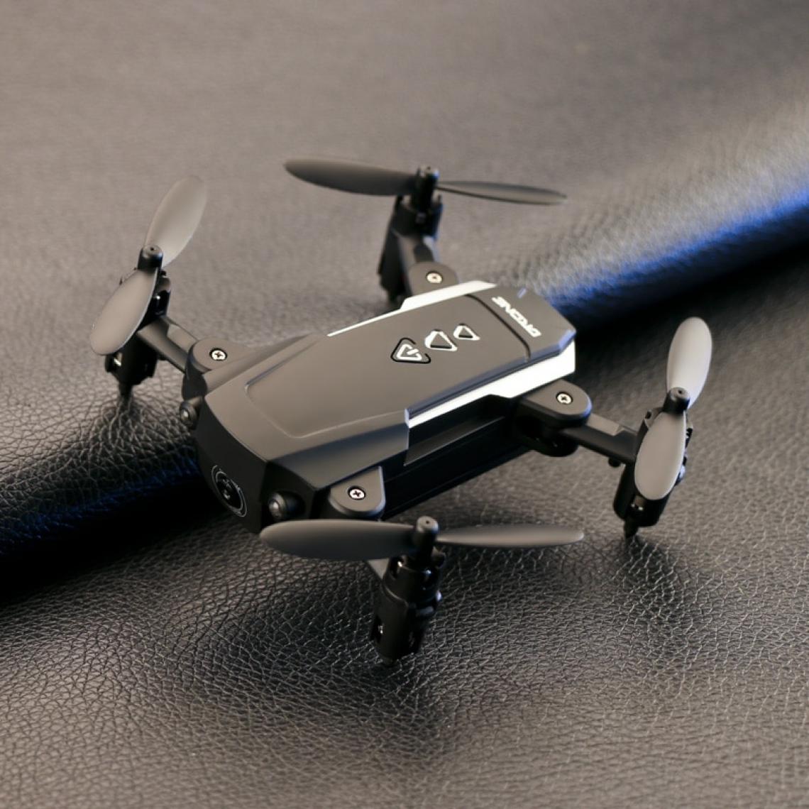 Universal - RC mini drone pliant super long endurance avion 4K HD caméra une clé retour quadcopter cadeaux jouets pour enfants(Le noir) - Drone