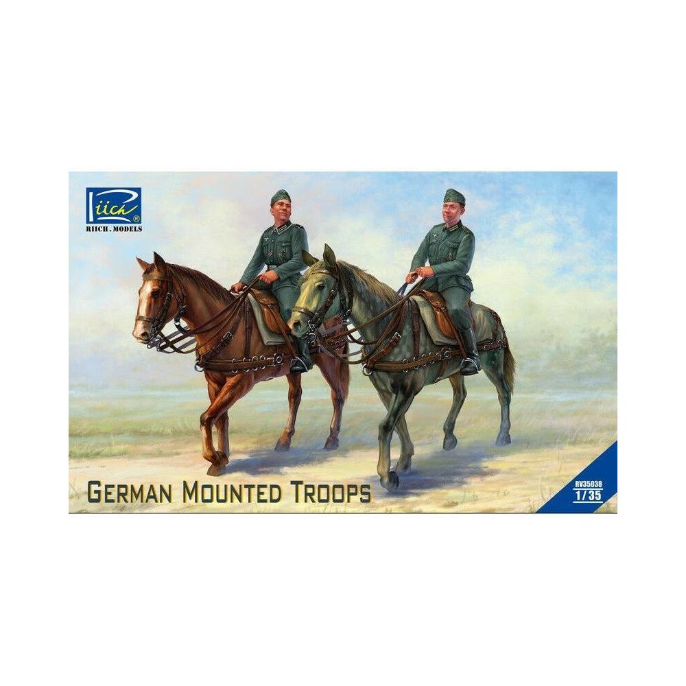 Riich Models - Figurine Mignature German Mounted Troops - Figurines militaires