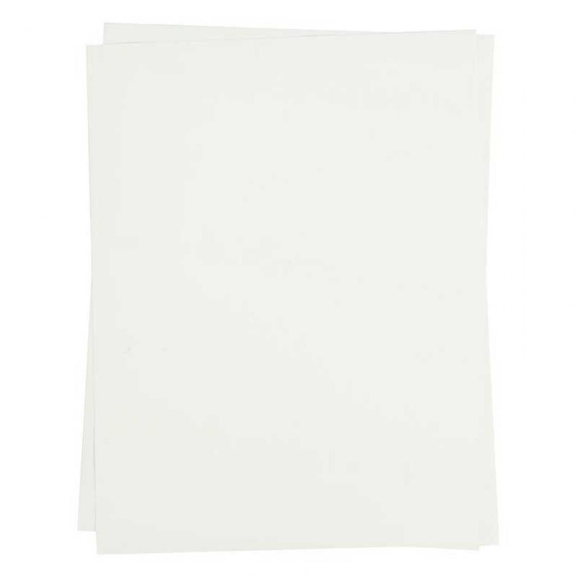 Creotime - 5 feuilles de papier transfert pour textiles clairs A4 - Dessin et peinture