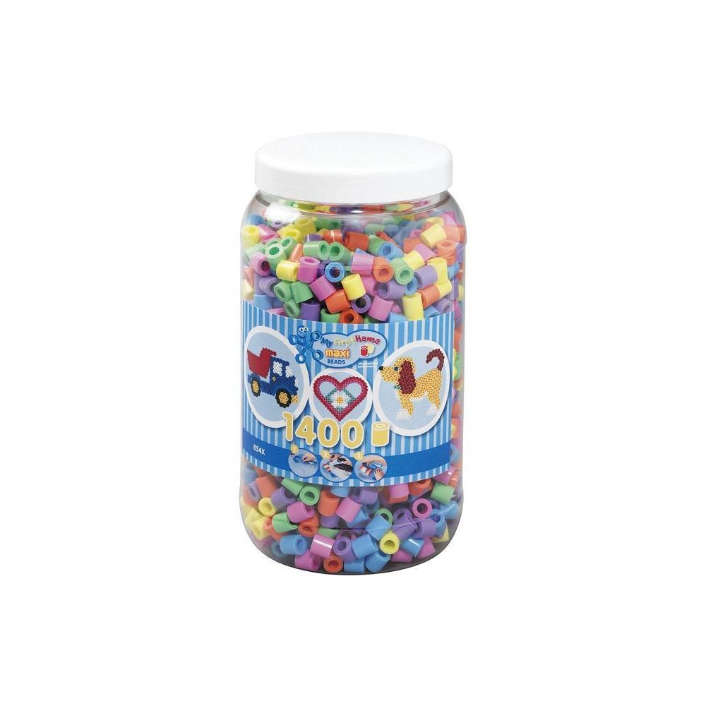 Hama - Hama Maxi Pot De 1400 Perles Pastel - Perles