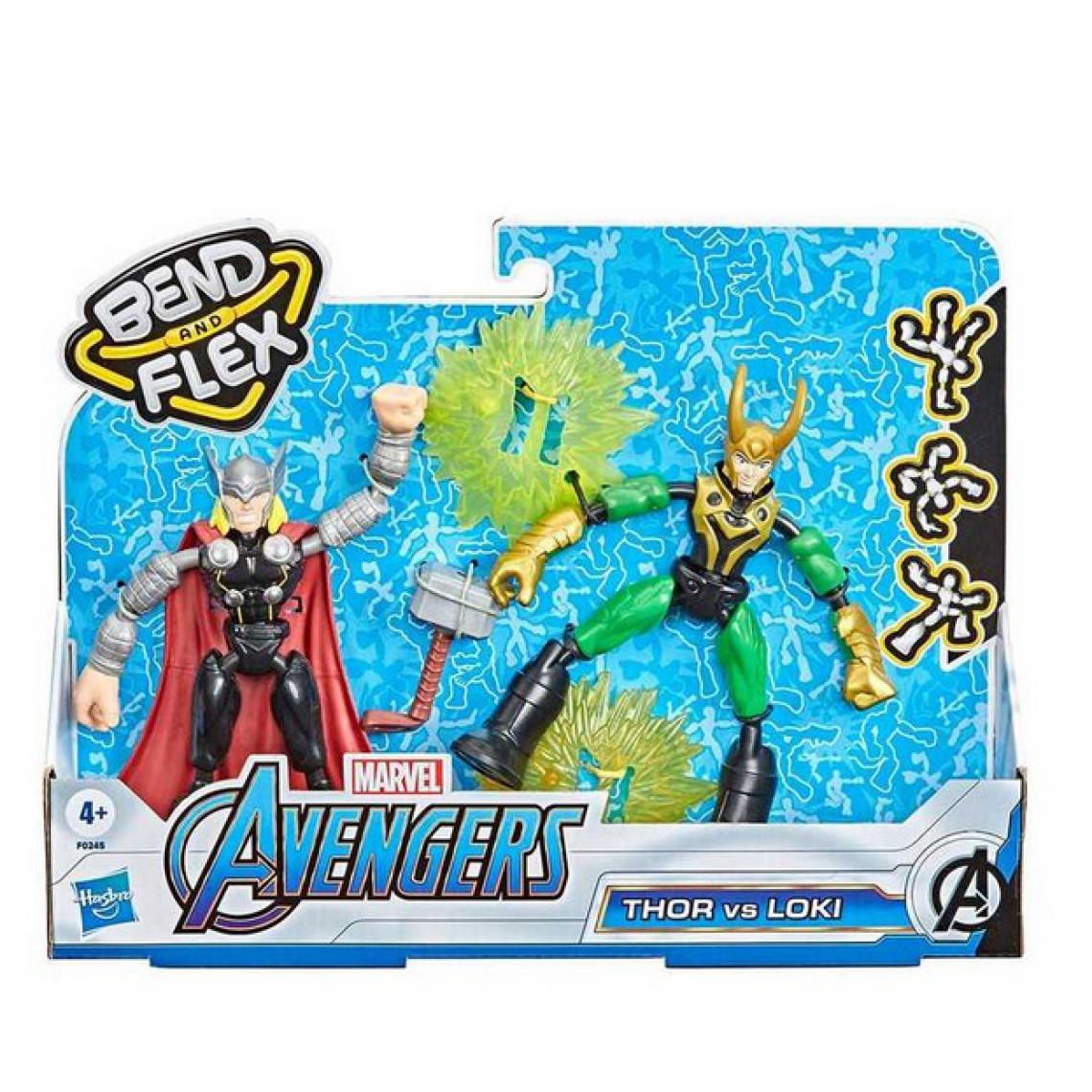 Hasbro - Avengers BEND AND FLEX Pack 2 figurine THOR vs LOKI - Mangas