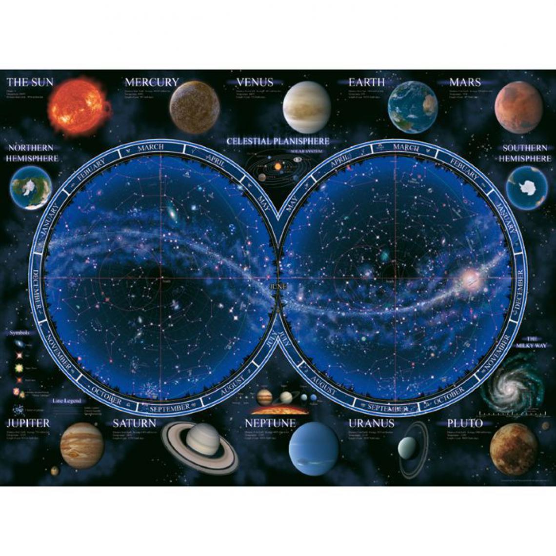 Icaverne - PUZZLE Puzzle 1500 pcs Astronomie - Animaux
