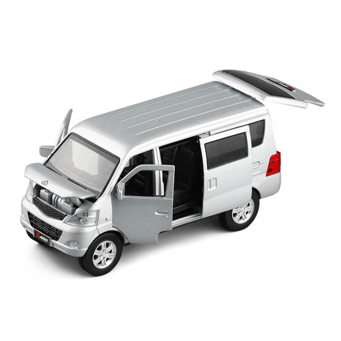Universal - 1/32 Changan Star Minivan MPV Voiture jouet coulée sous pression Porte coulissante Voiture jouet son et lumière(blanche) - Voitures
