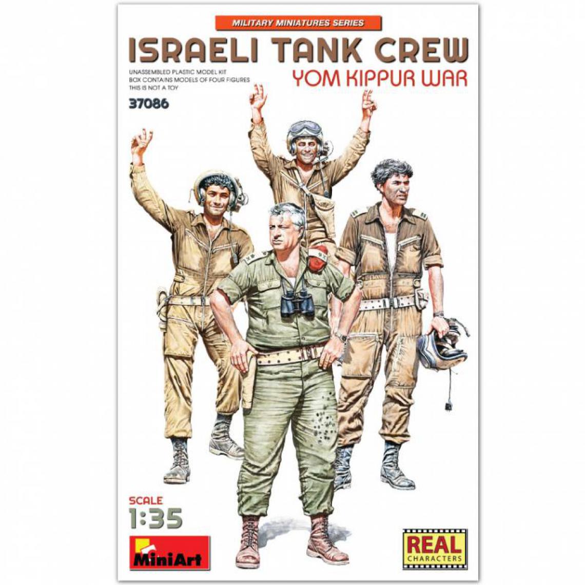 Mini Art - Figurine Mignature Israeli Tank Crew Yom Kippur War - Figurines militaires