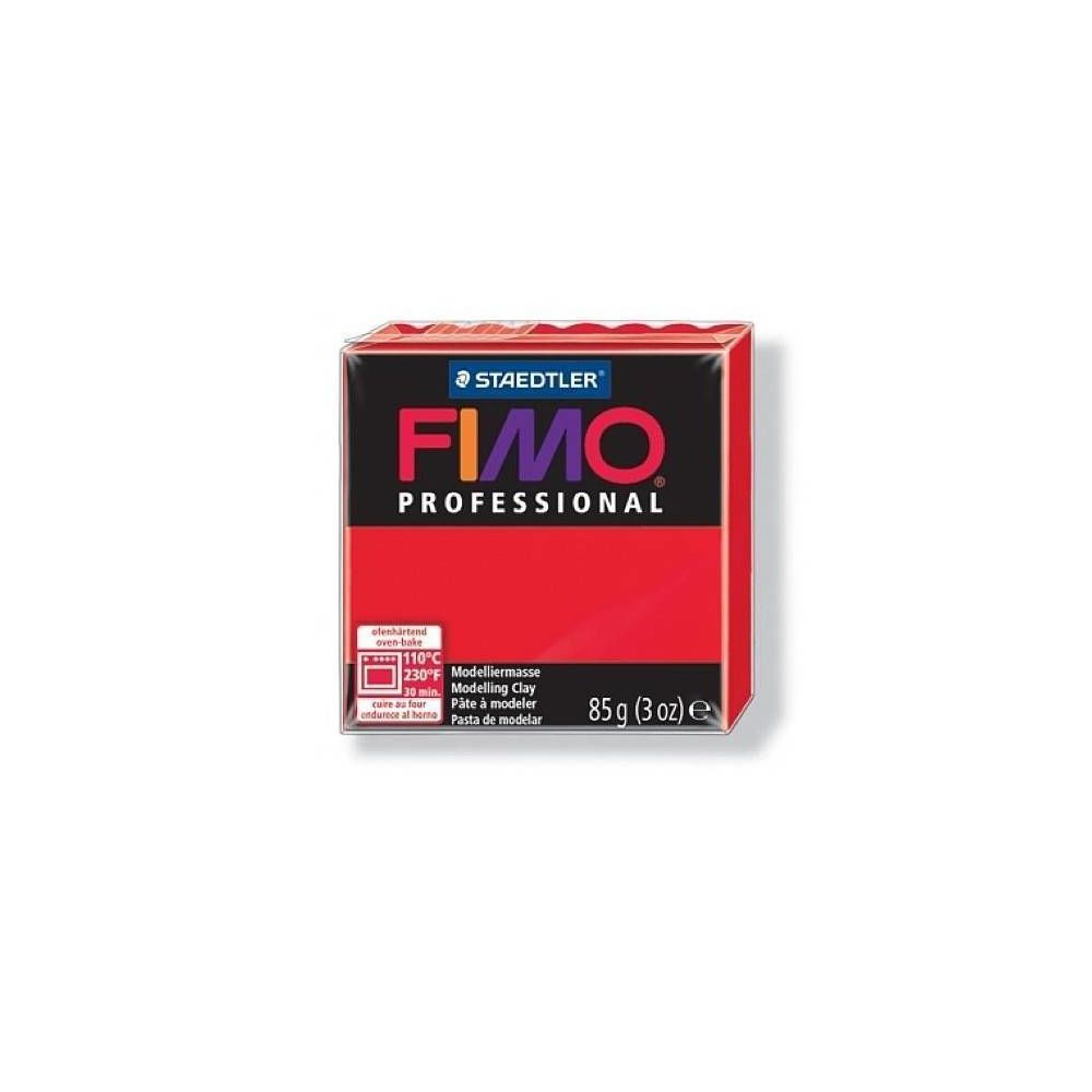 Fimo - Pâte Fimo 85 g Professional Rouge 8004.200 - Fimo - Modelage
