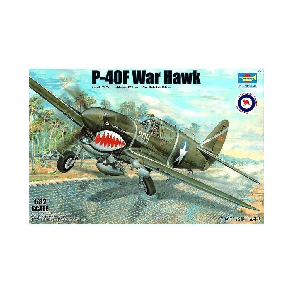 Trumpeter - Maquette Avion P-40f War Hawk - Avions