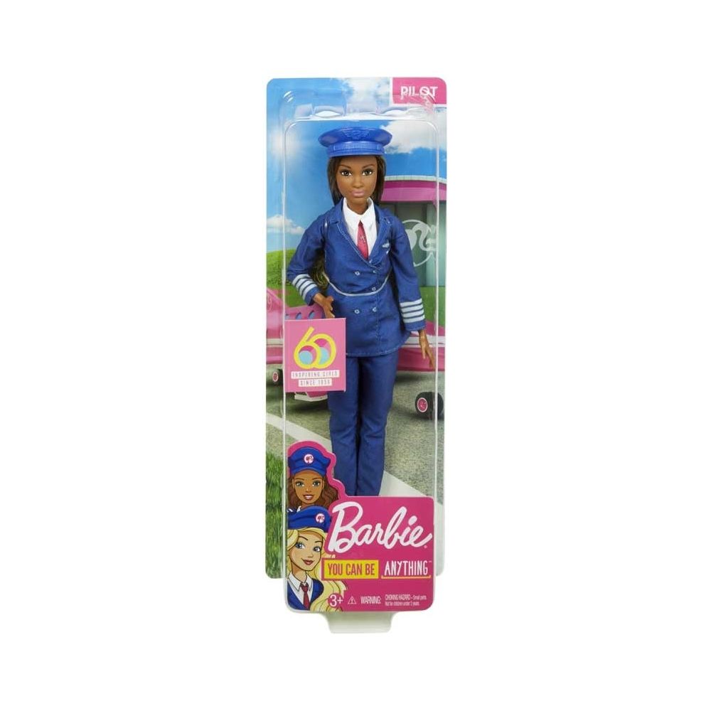 Mattel - Pilote de poupée carrière Barbie - Poupées mannequins